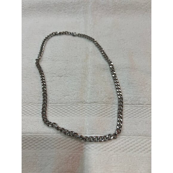 20” Silver Curb Tone Chain - Picture 1 of 2